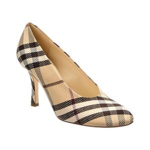 Burberry Check Pump, Beige